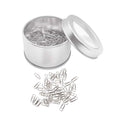 200 Thin Mini Paper Clip Silver Super Cute Tiny Paperclips 3/5 Inch Stainless Steel In Silver Tinplate Paper Clips Holder For Of