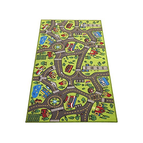 Kids Carpet Playmat Rug City Life Great For Playing With Cars And Toys - Play Learn And Have Fun Safely - Kids Baby Children Edu