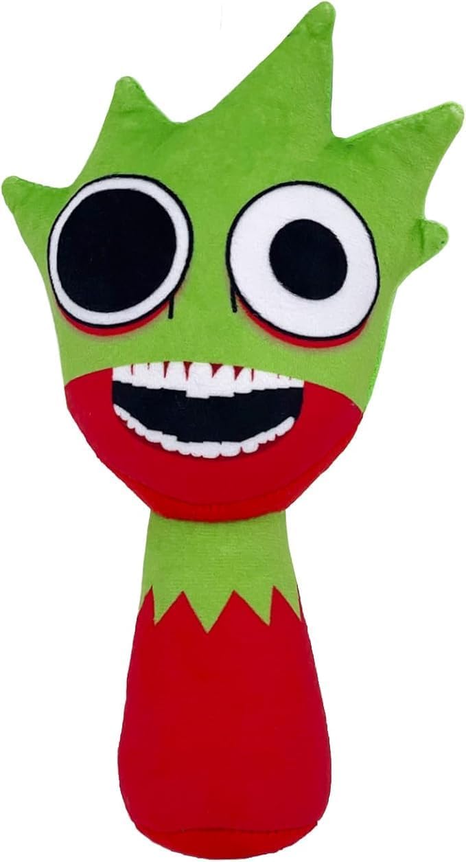Sprunki Plush,10In Sprunki Game Plush, Realistic Cute Soft Stuffed Animal Doll Pillos Game Fans Boy Girl Kids(B-Owakcx)