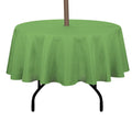 Youngseahome Outdoor Tablecloth Wrinkle-Free Stain Resistant Waterproof Polyester Fabric Table Cover With Zipper Umbrella Hole For Picnic/Party/Dinner/Patio Garden(60Inch Round,Zippered,Olive Green)