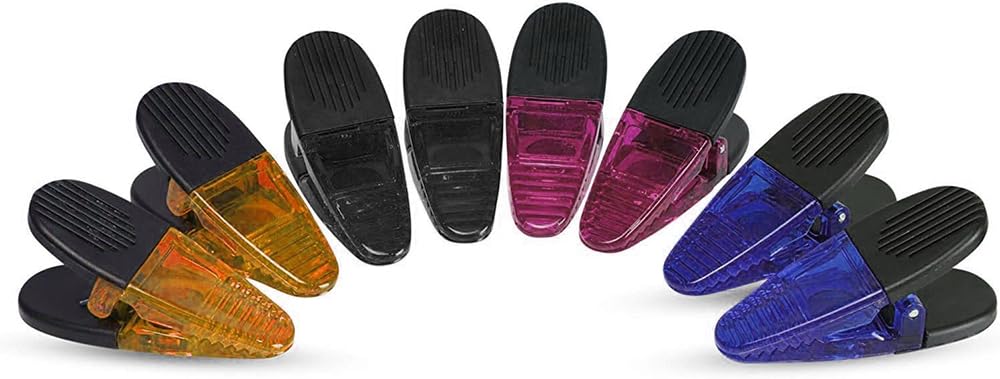 Vip Home Essentials - Thick Plastic Clips With Neodymium Magnet - 3-1/4' Length - Durable Versatile All-Purpose