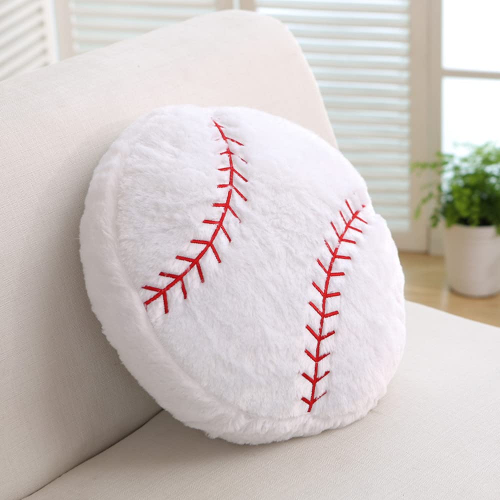 Xizhi 13.8 Inches Football Plush Pillow Toy Soft Stuffed Sports Throw Plush Pillow Cushion Gift For Kids Sofa Bedroom Decoration