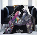 Ankeyoo Nightmare Christmas Ultra Soft Throw Blanket Flannel Fleece All Season Light Weight Living Room/Bedroom Warm Blanket, Bl