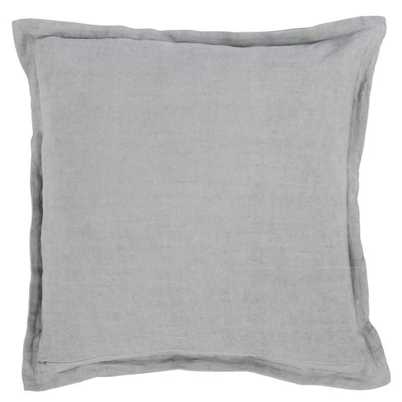 Kosas Home Amy 22X22 Square Transitional Linen Fabric Throw Pillow In Gray