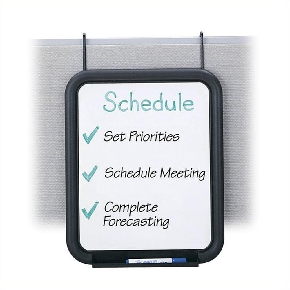 Safco Home Office Products Panelmate Dry-Erase Board, Charcoal-Ch 6 Pack
