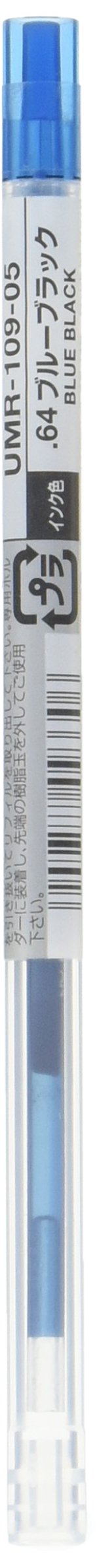 Uni Style Fit Gel Ballpoint Pen Refill, 0.5Mm, Blue Black (Umr10905.64)