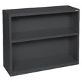 Lorell LLR41282 Fortress Series Steel Black Book Case, 34.5" x 13" x 30"