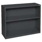 Lorell LLR41282 Fortress Series Steel Black Book Case, 34.5" x 13" x 30"