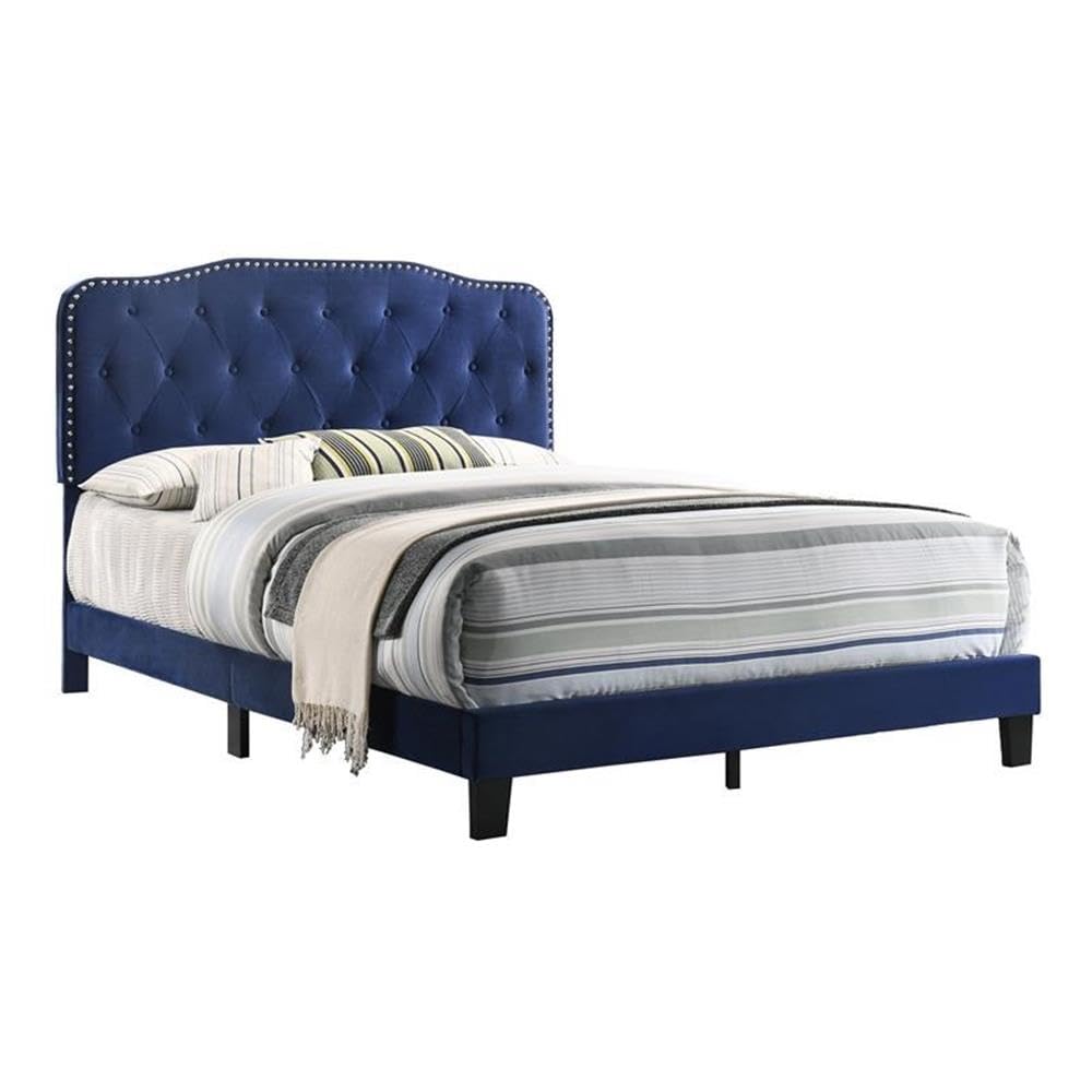 Best Quality Furniture Panel, Queen, Navy Blue