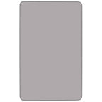 Flash Furniture Wren Mobile 30''W X 48''L Rectangular Grey Thermal Laminate Activity Table - Height Adjustable Short Legs