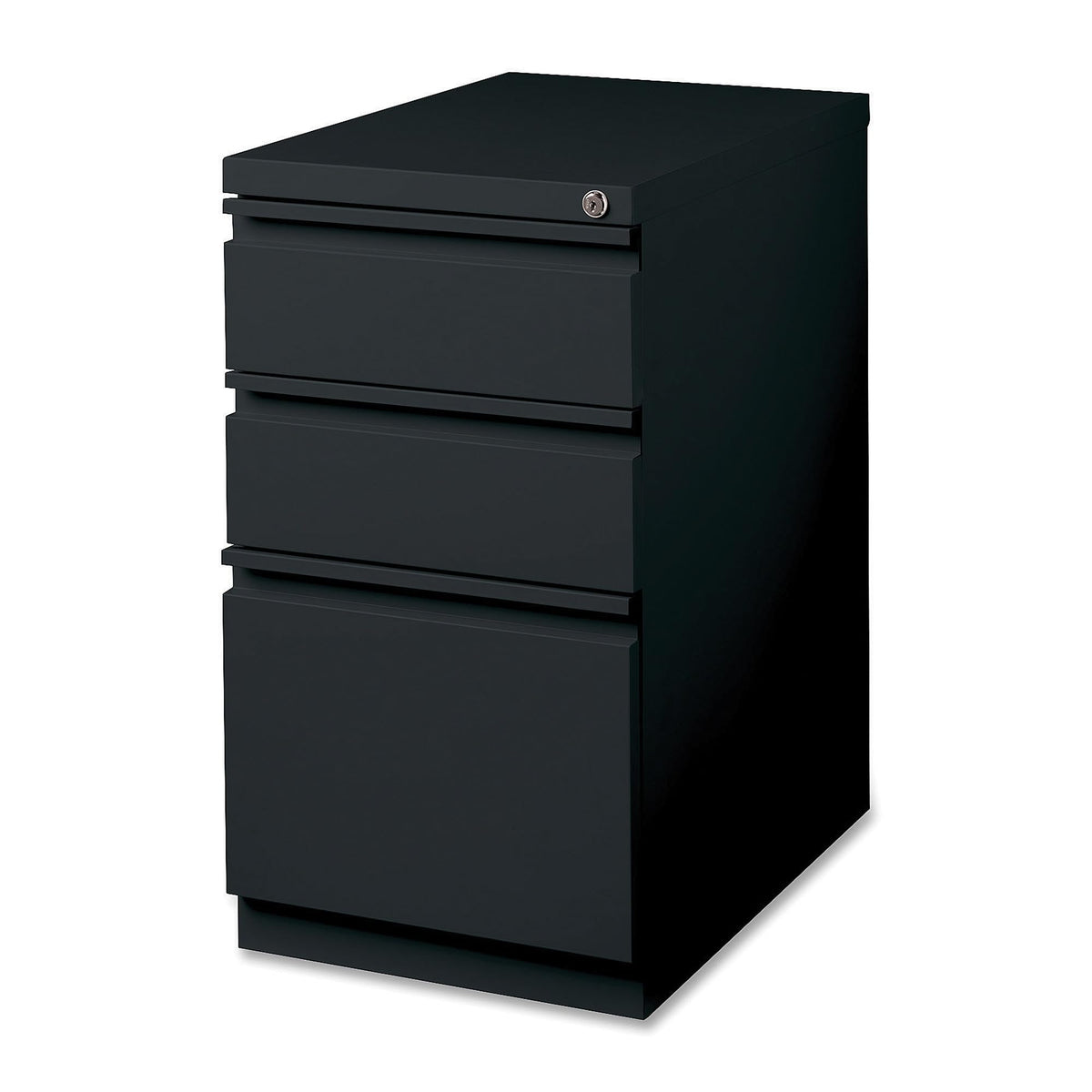 Lorell LLR49521 Mobile File Pedestal, Black