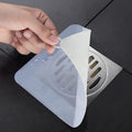 2 Pieces 8 x 8 Inch Silicone Tub Stopper Floor Drain Cover Sewer Anti-Odor Mat Deodorizing Drain Plugs for Kitchen, Bathroom and