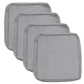 Sqodok Patio Cushion Covers 25X25 Inch, Waterproof 4Pack Outdoor Cushion Covers Replacement Patio Cushion Seat Slipcovers For Pa