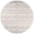 Sedona Sn14 Beige Transitional Rug Round 4' X 4'