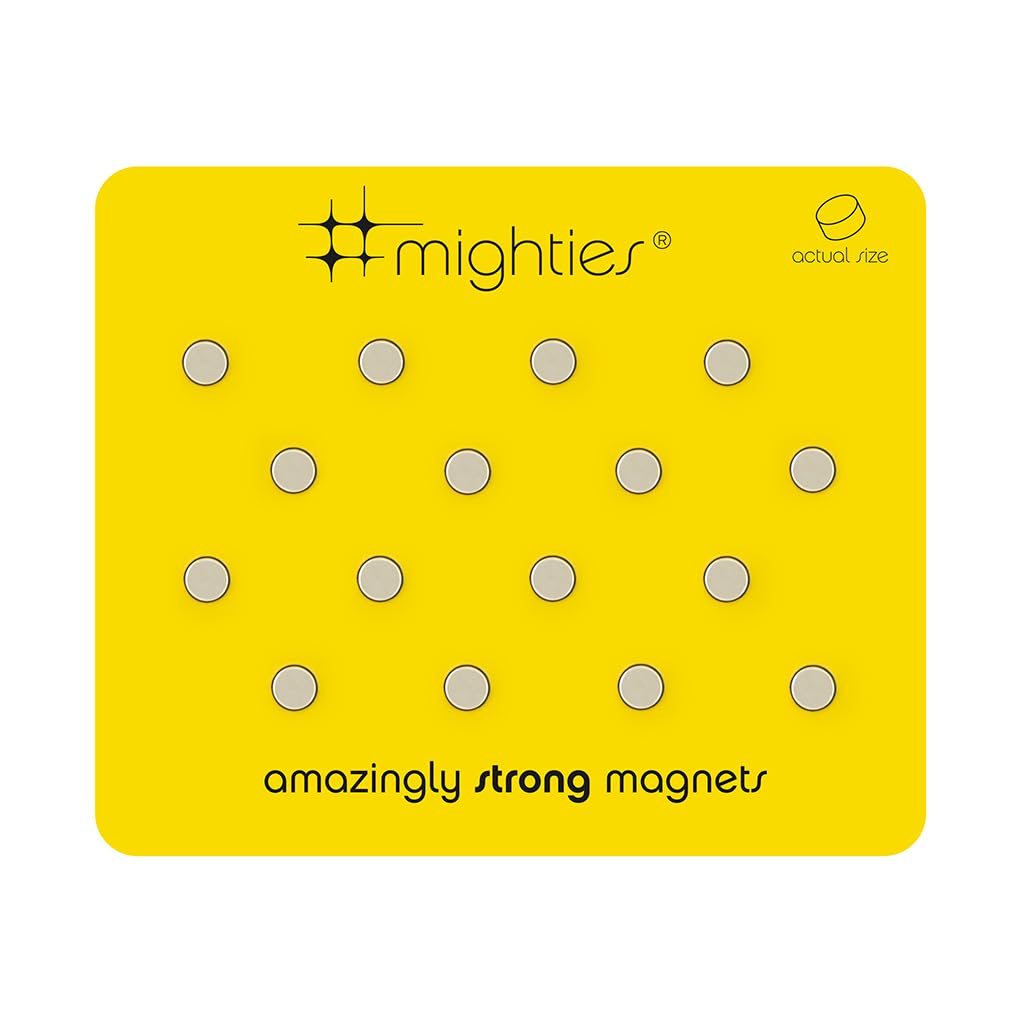 Three By Three Seattle Mini Mighties Magnets, Strong, Heavy Duty Magnets For Fridge, Dry Erase Whiteboards, And More In Home Off