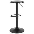 Flash Furniture Madrid Series Adjustable Height Retro Barstool In Black Finish