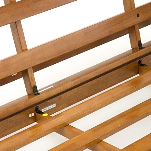 Kodiak Furniture Monterey Full-Size Contemporary Solid Hardwood Frame In Black