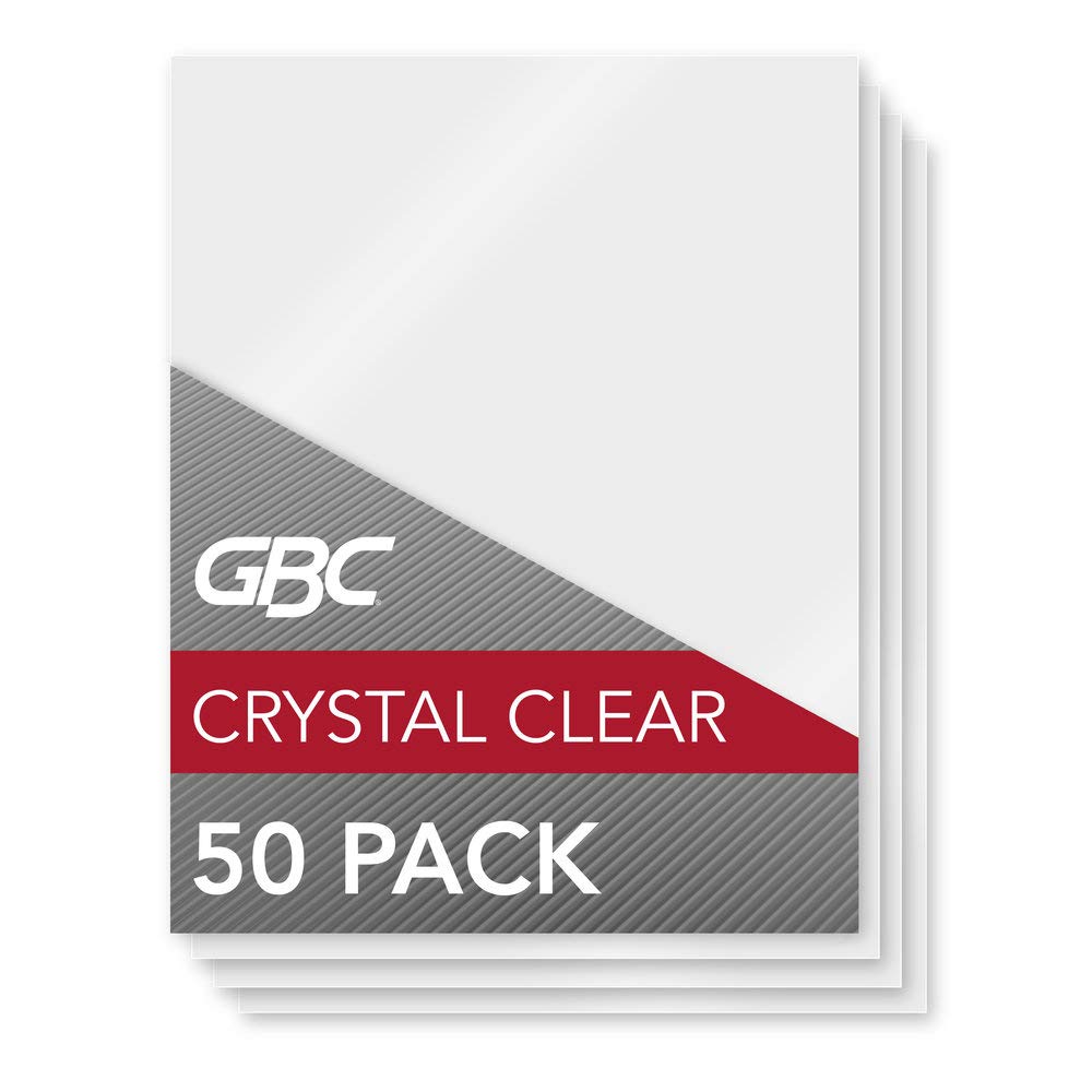 Gbc Laminating Sheets, Thermal Laminating Pouches Legal Size, 10Mil, Heatseal Crystal Clear, 50 Pack (3200412)