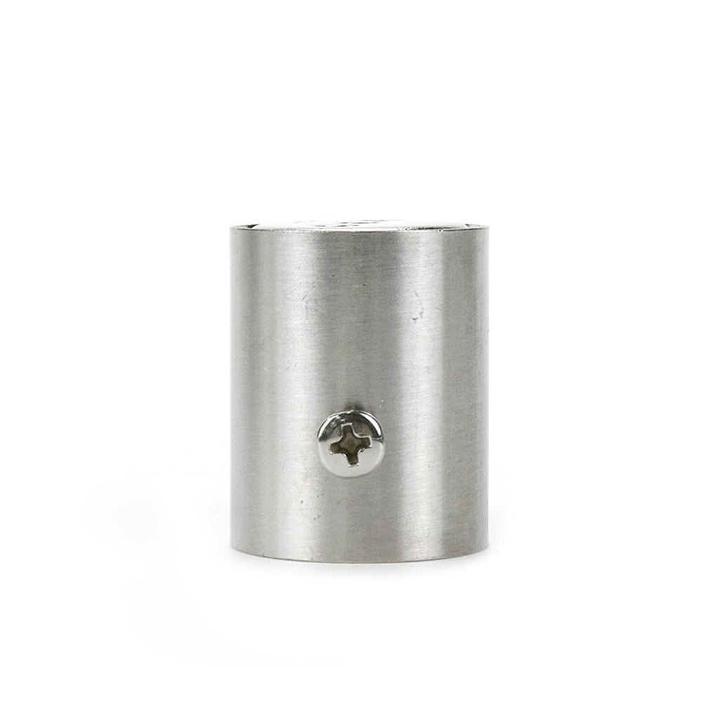 Rannb 4Pcs Closet Rod Bracket Fits 25Mm/1' Rod Dia Stainless Steel Cylinder Shape Rod End Holders