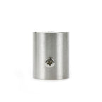 Rannb 4Pcs Closet Rod Bracket Fits 25Mm/1' Rod Dia Stainless Steel Cylinder Shape Rod End Holders