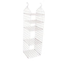 Flairis Multipurpose 5Layer Hanging Clothes Storage Organizer  Foldable Wardrobe Shelf For Students & Home Use  Closet Rack F