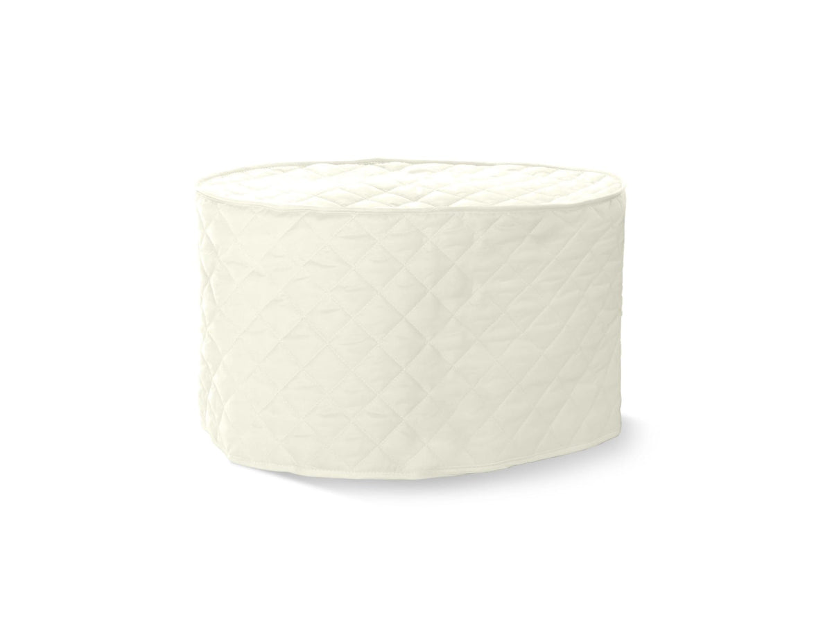 Covermates Keepsakes - Oval Appliance Cover - Dust Protection - Stain Resistant - Washable - Appliance Cover, Cream