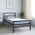 Nilkamal Sleep Striker Single Size Metal Bed (Black)
