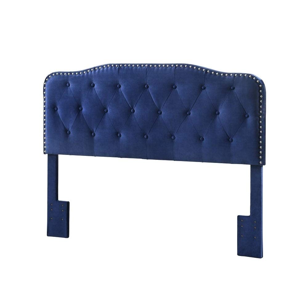 Best Quality Furniture -Hb Queen/Full Size Headboard Only Smoke Grey Fabric Finish
