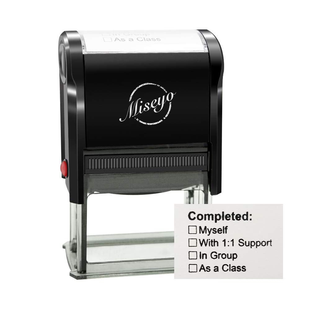 Completed - Self Inking Teacher Stamp - Black Ink