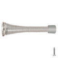Spring Door Stop Wall Protector With Rubber Tip - Satin Nickel Spring Door Stoppers 20-Pack - Design House, 188284