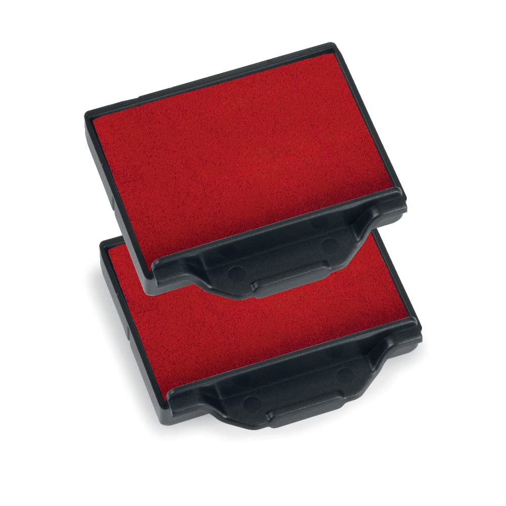 Trodat Replacement Ink Pads 6/50 - Pack Of 2 - Red Ink - For The Professional 5200, 5430, 5431, 5030, 5546, 5435 And 5430/L