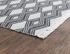 Kosas Home Saugatuck Area Rug, Bedroom, Kitchen Living Room, 2' X 3', Charcoal