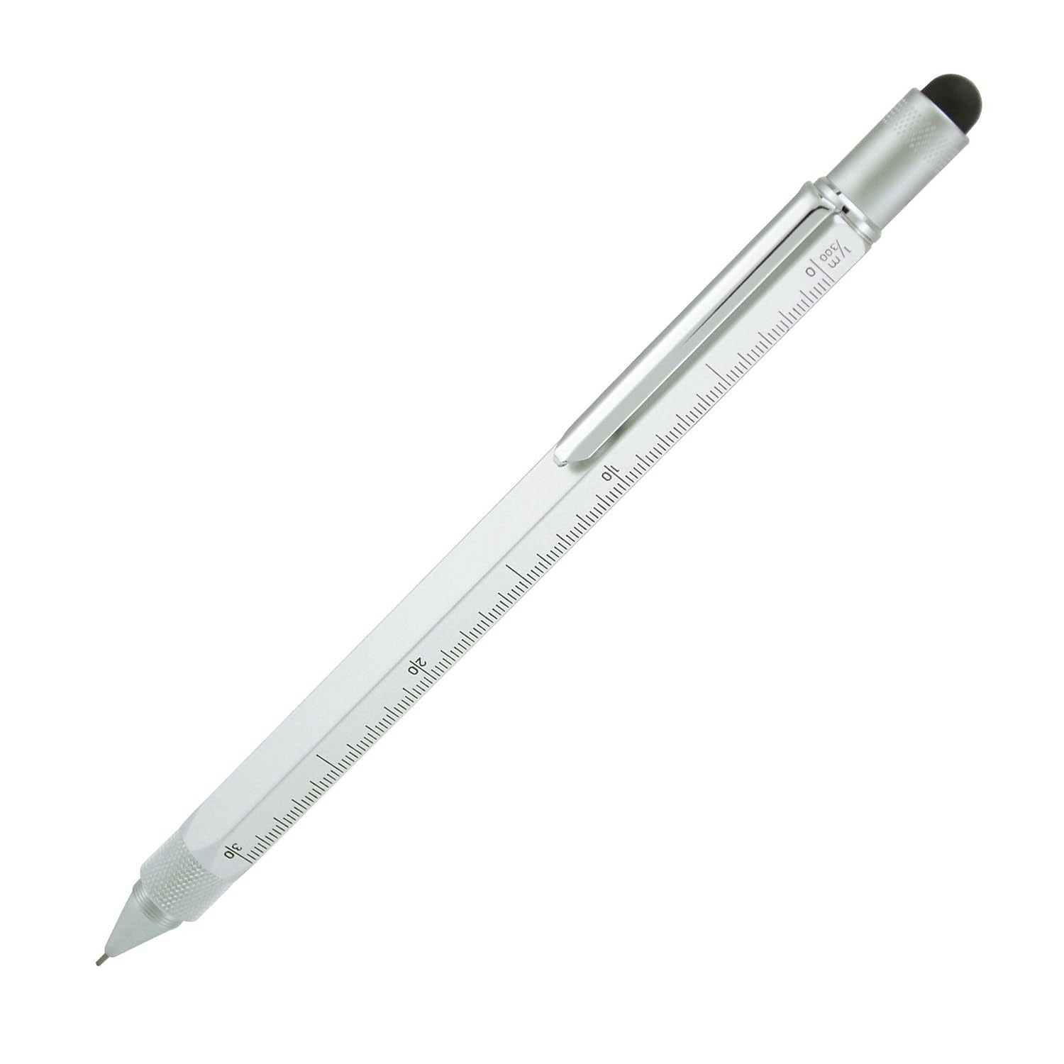 Monteverde Usa One Touch Tool Stylus, 0.9Mm Pencil, Silver (Mv35241)
