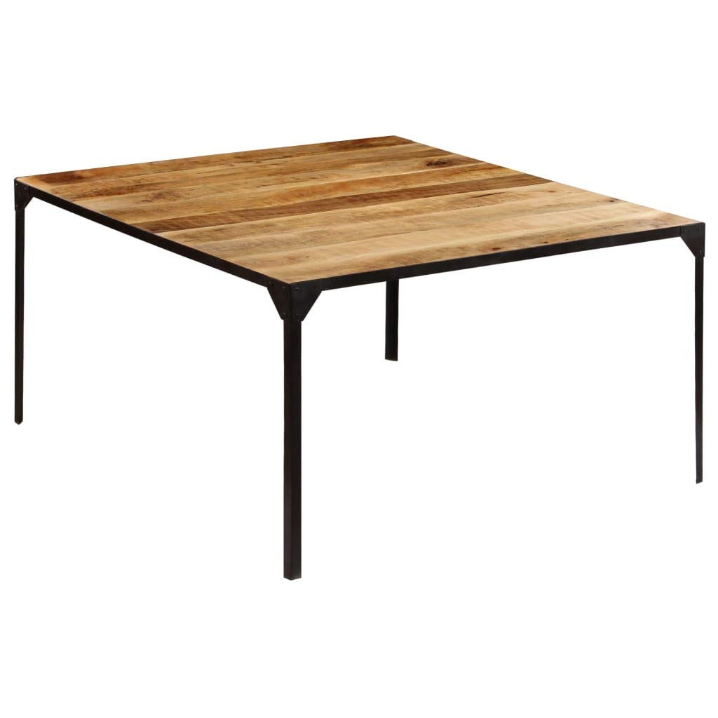vidaXL Industrial-Style Square Dining Table - Thumbnail 2