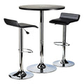 Winsome Spectrum, 23.66 in x 23.66 in x 39.76 in, Black/Metal