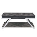 Steve Silver Roma Dark Gray Wood and Laminate 3-Piece Occasional Table Set