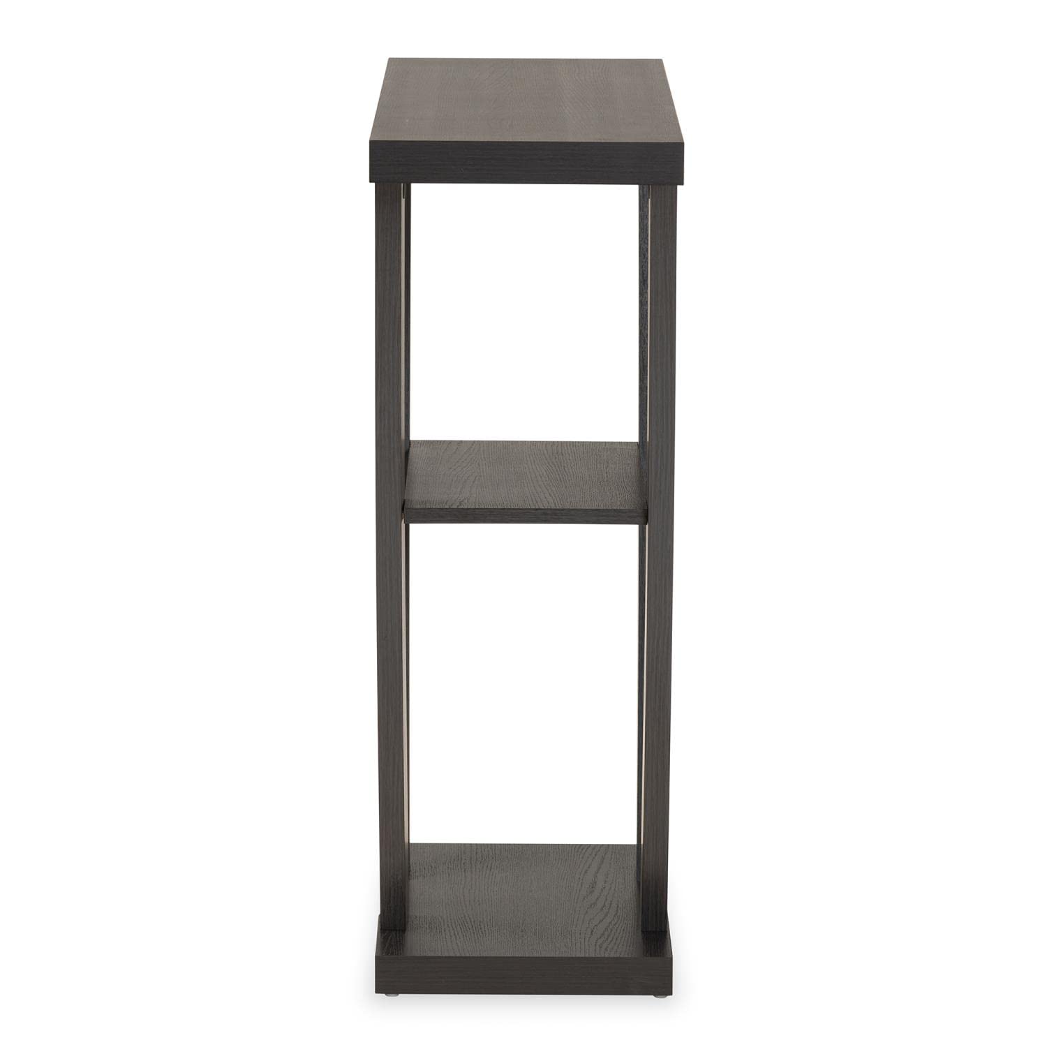 Baxton Studio Boone Modern and Contemporary Dark Brown Finished Wood Console Table