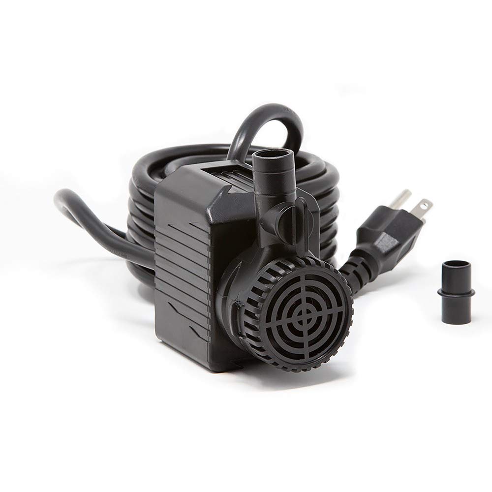 Beckett Corporation 7206610 Fountain Submersible Water Pump, Maximum Flow Of 290 Gallons Per Hour, Black