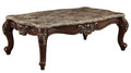 acme Mehadi Coffee Table, Walnut/Walnut/Traditional