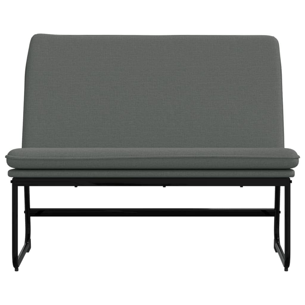 vidaXL Dark Gray Bench | Modern Design Home Furniture | Comfortable and Sturdy Material | Dimensions: 39.4 x 29.5 x 29.9 inches | California Proposition 65 Certified