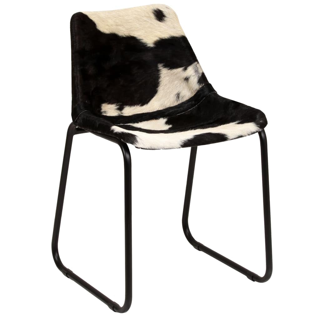 vidaXL 4X Dining Chairs Outdoor Patio Garden Backyard Poolside Dinner Party Chairs Collection Combined Modular Furnirure Genuine Goat Leather