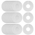 Only Hangers - Hangers Dividers - Round Size Rack Dividers for Clothes Stores or Home - 50 Pcs Box