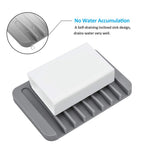 2Pcs Mcyye Self Draining Soap Dishes, Premium Silicone Soap Holder & Saver For Shower, Bathroom, Kitchen, Bath Tub, Razor, Spong