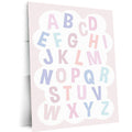 DesignSkinz Wall Art | HD Metal Prints | Home Decor for Living Room, Bedroom, Office, Study, Shelf (16x24inch)  Alphabet Cloud