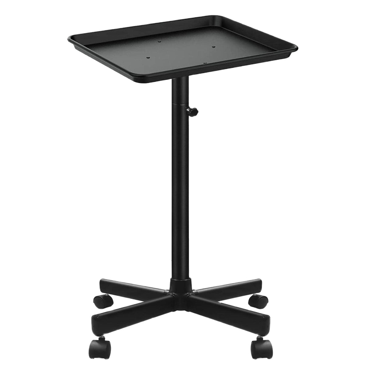 Salon Tray, Metal Feet Salon Tray Cart, Salon Rolling Tray With Adjustable Height, Metal Salon Tray on Wheels, Dentist Tray, Tat
