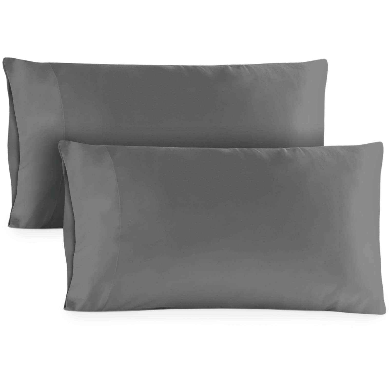 Hotel Sheets Direct King Size Pillow Cases 2 Pack - 20X40 Inch Cooling Pillow Cases For King Size Pillows - Pillow Covers - Silk