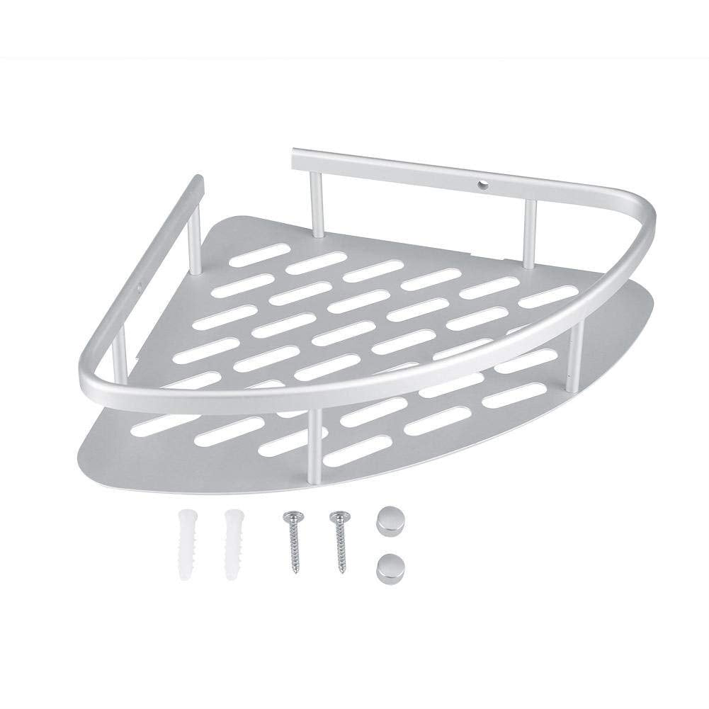 Delavala Bathroom Shelf Storage Basket Triangle Shower Rack Holder Floating Stainless Steel for Kitchen Bathroom Corner