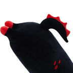 Miaohaha Long Plush Axolotl Toy Stuffed Animal Axolotl Plush Toy Pillow Gift For Kids And Girls(Black,70Cm/27.5In)