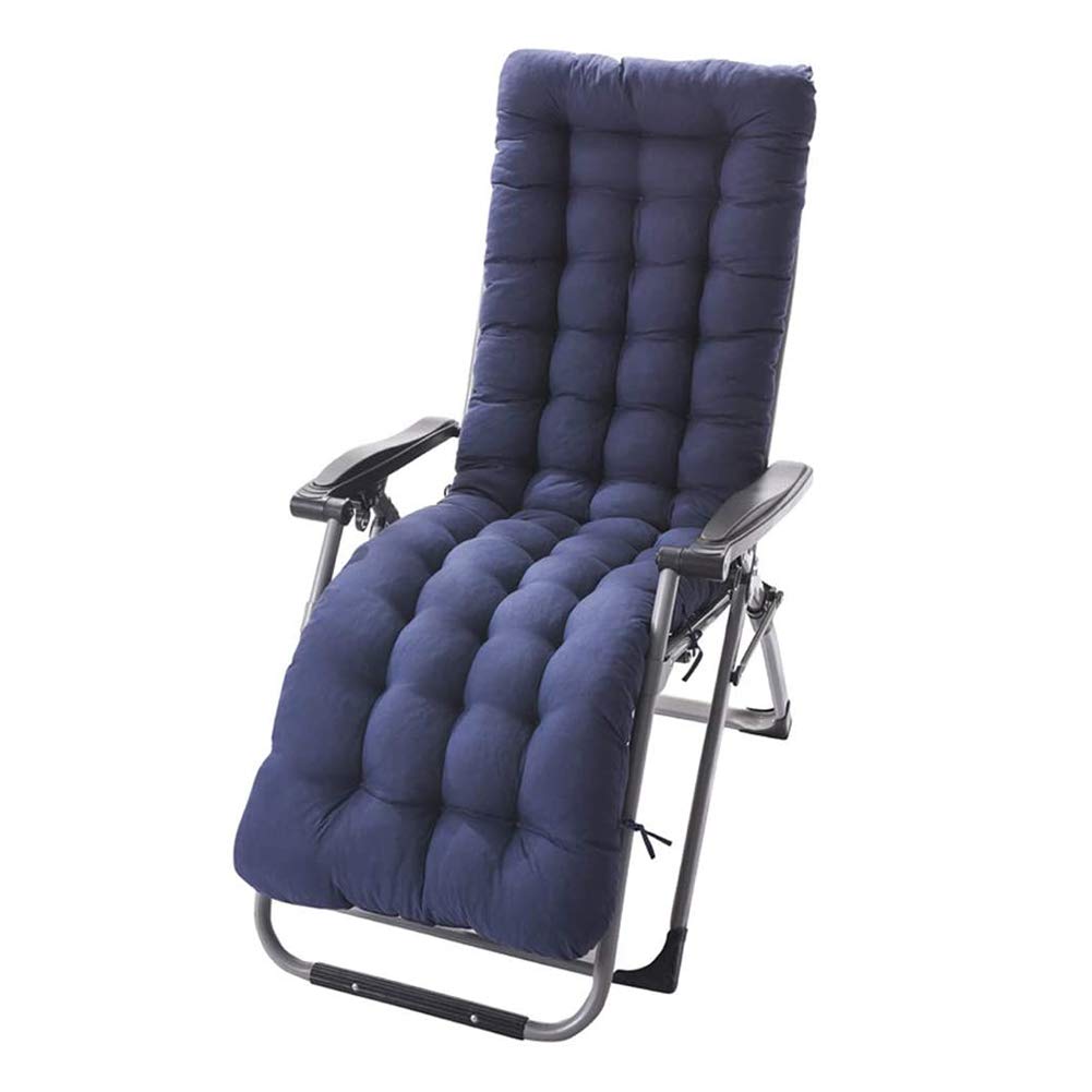 61Inch Sun Lounger Chair Cushions, Sundlight Patio Cushions Chaise Outdoor Mattress Recliner Quilted Thick Padded Seat Cushion R