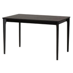 Baxton Studio Tarana 47.2-inch W Dining Set, Cream/Black/Light Brown, 5-Piece (2341329713281HT)